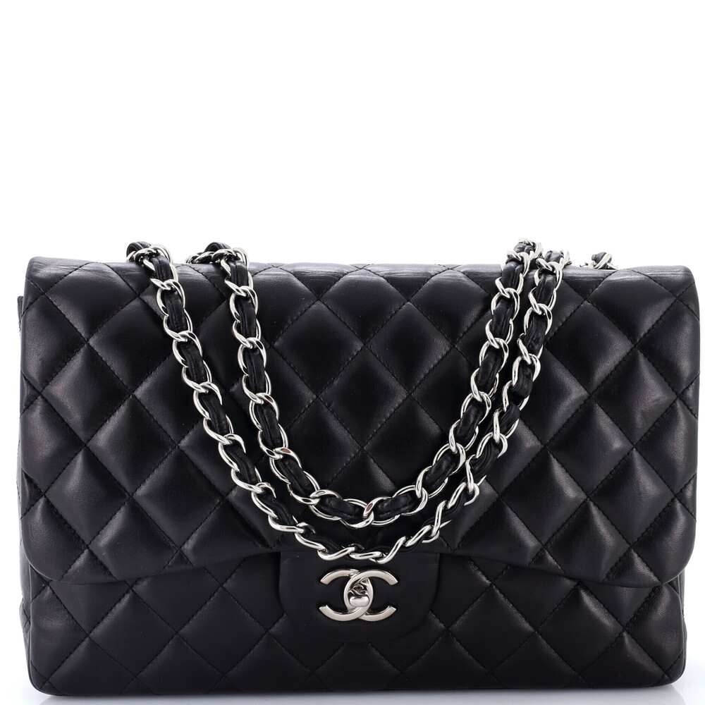 Chanel Jumbo Classic Single Flap Bag Quilted Lambskin